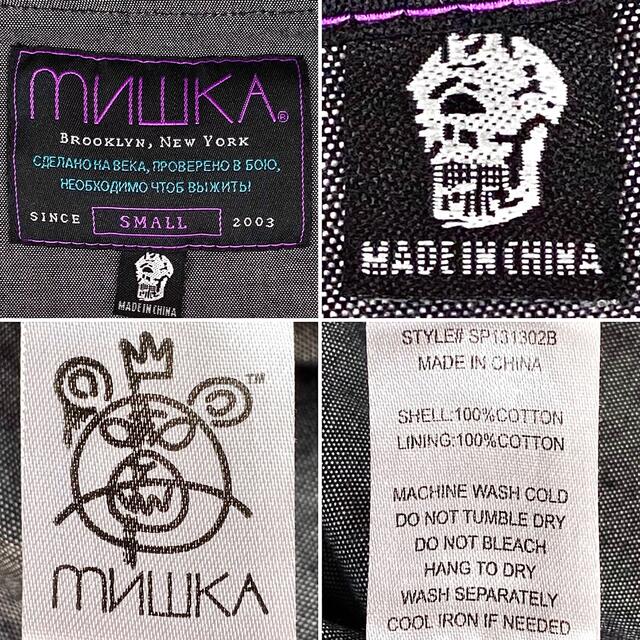 MISHKA - MISHIKA ミシカ キープウォッチ 刺繍 スタジャン MISHKA - MISHIKA ミシカ キープウォッチ 刺繍 スタジャン