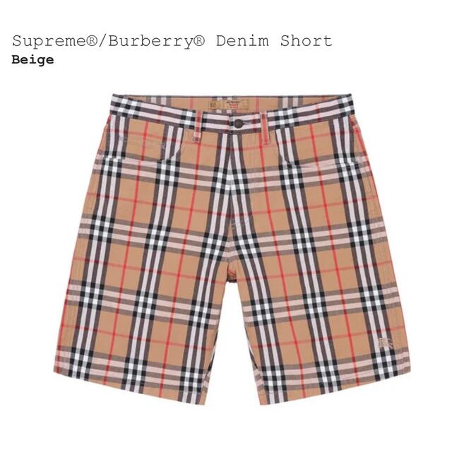 Supreme(シュプリーム)のSupreme®/Burberry® Denim Short メンズのパンツ(ショートパンツ)の商品写真