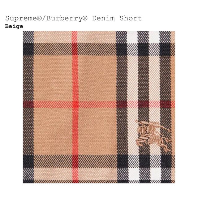 Supreme(シュプリーム)のSupreme®/Burberry® Denim Short メンズのパンツ(ショートパンツ)の商品写真