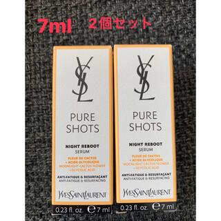 イヴサンローランボーテ(Yves Saint Laurent Beaute)のちーーーーー。様専用　イブサンローラン　ピュアショットナイトセラム7ml(美容液)