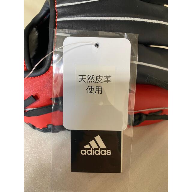 adidas(アディダス)の新品未使用⭐️adidas 少年野球 軟式 グローブ 本革 左投げ用 Ｓサイズ スポーツ/アウトドアの野球(グローブ)の商品写真