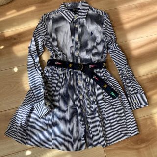 ポロラルフローレン(POLO RALPH LAUREN)のラルフ　ストライプシャツワンピース(ワンピース)