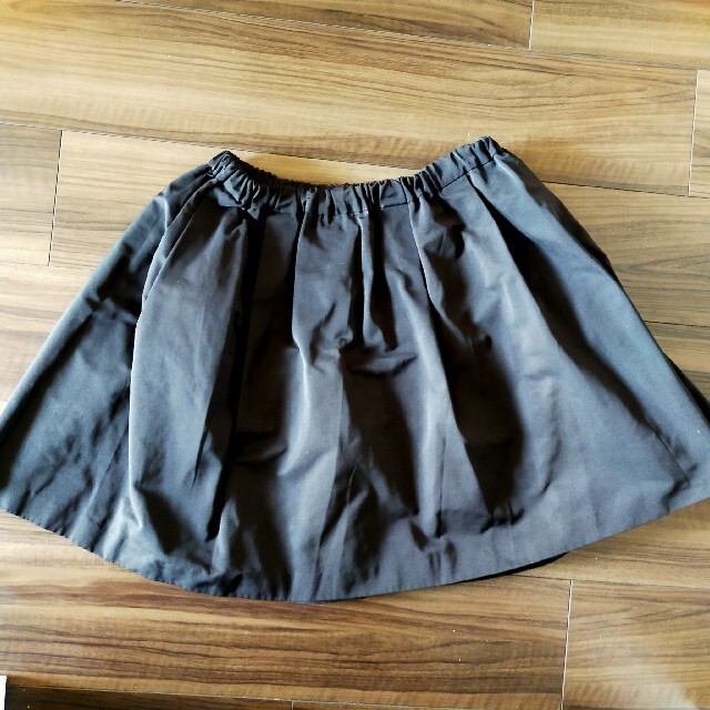 anatelier(アナトリエ)のAnatelier タフタスカート 36 黒 M～L ワールド ミニスカート レディースのスカート(ミニスカート)の商品写真