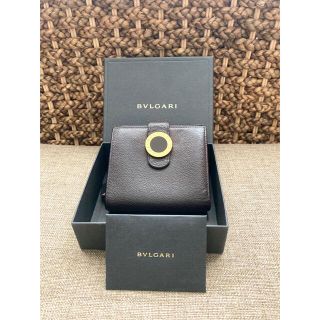 ブルガリ(BVLGARI)の【本物】BVLGARI ブルガリ 折り財布 ブルガリブルガリ ダークブラウン(折り財布)