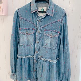 アンダーカバー(UNDERCOVER)のアンダーカバー ダイヤドット　刺繍ジャケット HAZE 高橋盾(Gジャン/デニムジャケット)