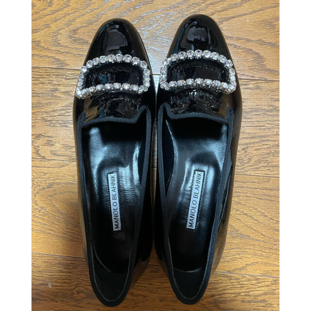 格安SALEスタート！ MANOLO BLAHNIK - マキコ様専用 マノロブラニク 37.5 新品 ローファー/革靴 - covid19