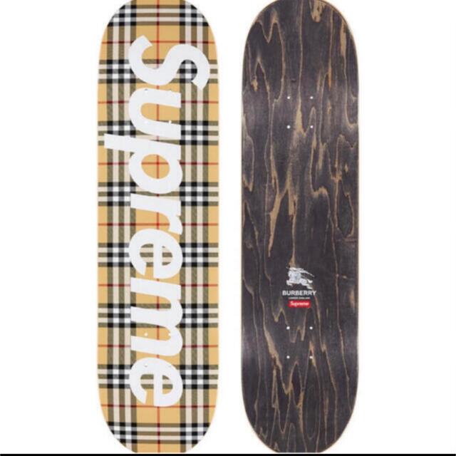 Supreme(シュプリーム)のSupreme /Burberry Skateboard ベージュ  デッキ スポーツ/アウトドアのスポーツ/アウトドア その他(スケートボード)の商品写真