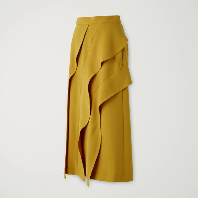 AKIRANAKA(アキラナカ)のAKIRA NAKA 定番Imeda frill SK スカート　21aw レディースのスカート(ひざ丈スカート)の商品写真