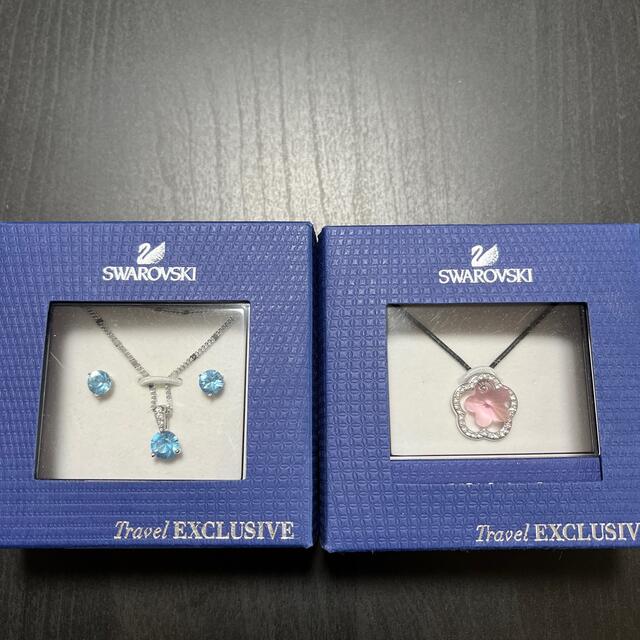 SWAROVSKI(スワロフスキー)のスワロフスキー ネックレス イヤリングセット レディースのアクセサリー(ネックレス)の商品写真