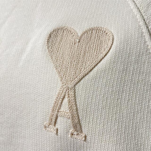 【ami paris】大人気!アイボリー♡刺繍スウェット トレーナー♪