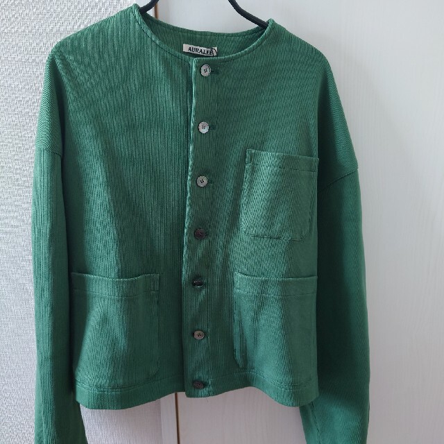 Auralee heavy cotton rib cardigan 2022 | www.barryshairstudio.ie