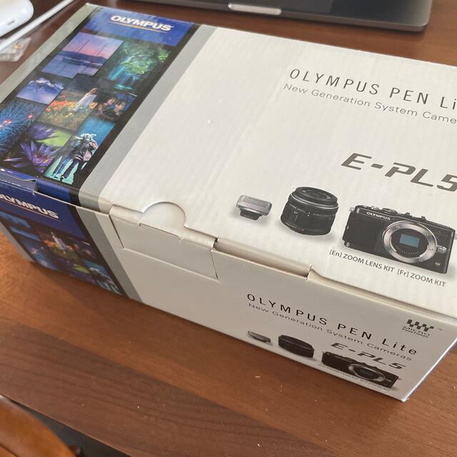 【美品】OLYMPUS マイクロ一眼 E-PL5 レンズキット WHITE 1