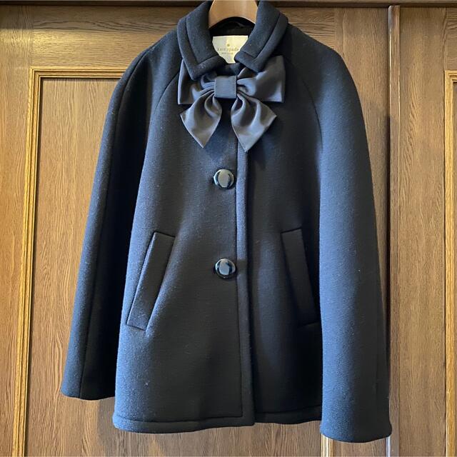 kate spade リボン付きポンチョ(black) sandiegokidsdentist.com