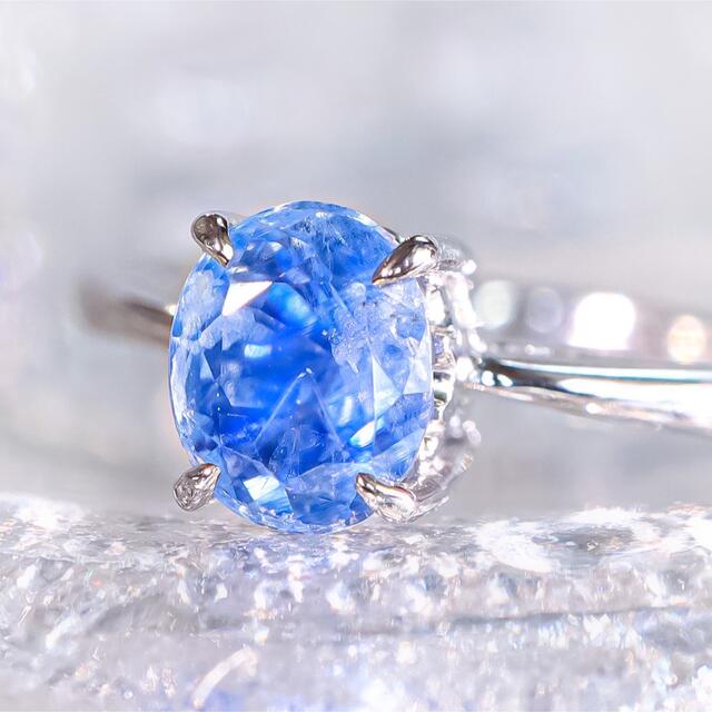 専用です。カシミール産非加熱サファイア　1.82ct レディースのアクセサリー(リング(指輪))の商品写真