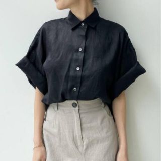 アパルトモンドゥーズィエムクラス(L'Appartement DEUXIEME CLASSE)のL'Appartement Ramie Half Sleeve Shirt(シャツ/ブラウス(半袖/袖なし))