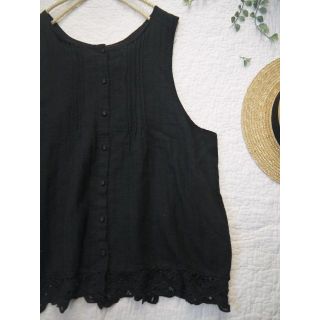 SM2 - 新品☆サマンサモスモス☆sm2☆前後着*バテンレースベストの