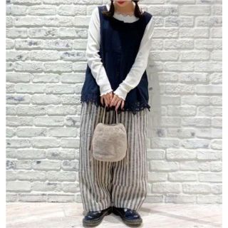SM2 - 新品☆サマンサモスモス☆sm2☆前後着*バテンレースベストの