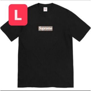 シュプリーム(Supreme)のSupreme Burberry Box Logo Tee Black (Tシャツ/カットソー(半袖/袖なし))