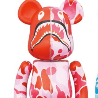 メディコムトイ(MEDICOM TOY)の超合金 BE@RBRICK BAPE(R)ABC CAMO SHARK PINK(その他)