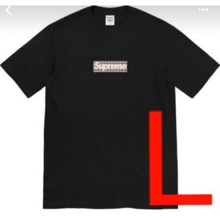 シュプリーム(Supreme)のSupreme Burberry Box Logo Tee "Black"(Tシャツ/カットソー(半袖/袖なし))