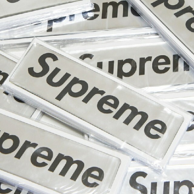Supreme Raised Plastic Box Logo Sticker