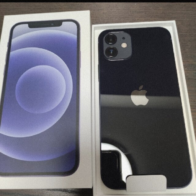 格安新品 新品未使用 ブラック 64GB iPhone12 SIMロック解除済