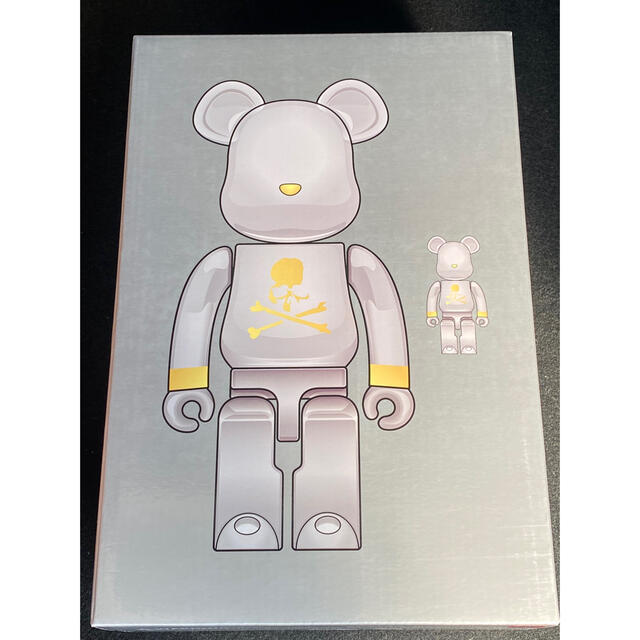 mastermind JAPAN(マスターマインドジャパン)のBE@RBRICK mastermind JAPAN SILVER 新品未開封 エンタメ/ホビーのフィギュア(その他)の商品写真