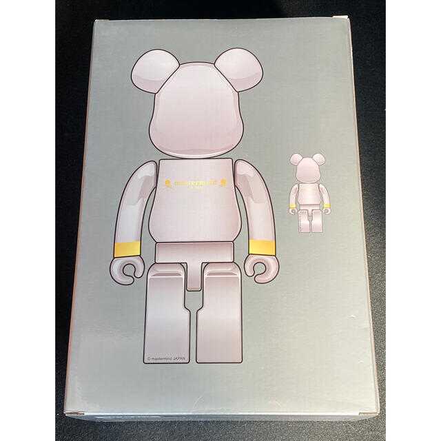 mastermind JAPAN(マスターマインドジャパン)のBE@RBRICK mastermind JAPAN SILVER 新品未開封 エンタメ/ホビーのフィギュア(その他)の商品写真