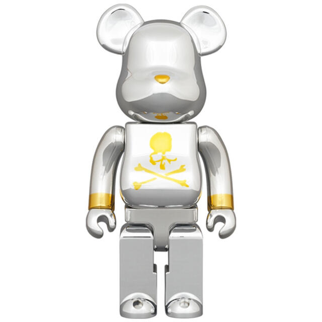 mastermind JAPAN(マスターマインドジャパン)のBE@RBRICK mastermind JAPAN SILVER 1000% エンタメ/ホビーのフィギュア(その他)の商品写真