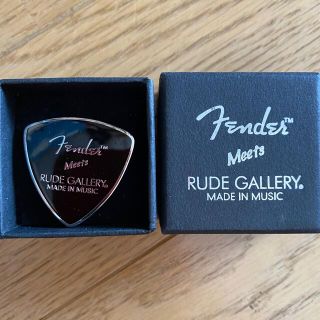 フェンダー(Fender)の黒RUDE GALLERY×Fender / PICK PINS ピンバッチ(その他)