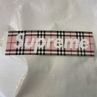 シュプリーム(Supreme)のSupreme burberry ステッカー(ステッカー)