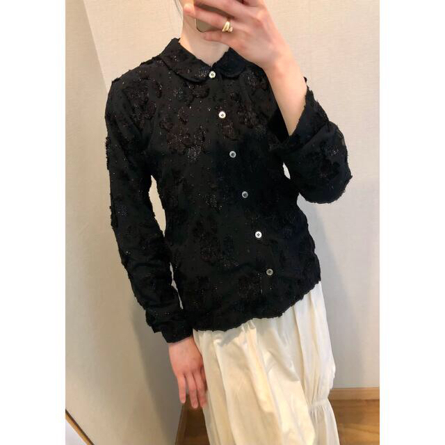 tricot COMME des GARCONS ジャガード ブラウス 春新作の www.toyotec.com