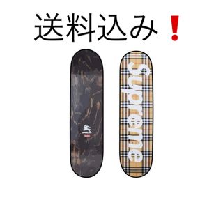 シュプリーム(Supreme)のSupreme / Burberry Skateboard "Beige"(スケートボード)