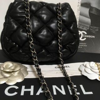 CHANELシャネル【正規品】✨美品✨バブルキルト　マトラッセ　ショルダーバッグ