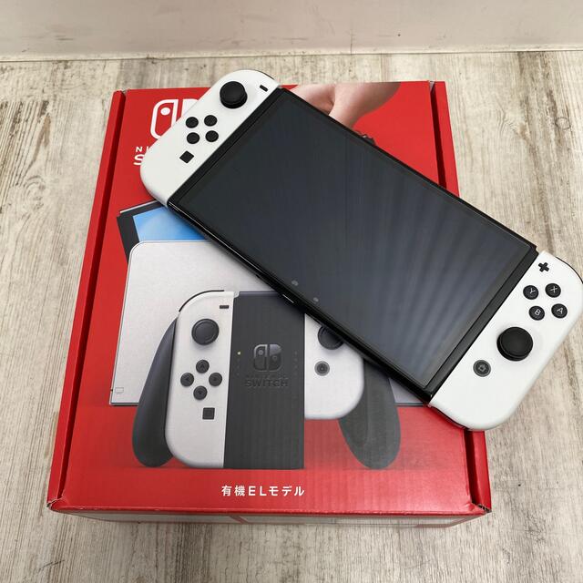 美品☆ニンテンドー スイッチ 有機EL ホワイトゲームソフト/ゲーム機本体