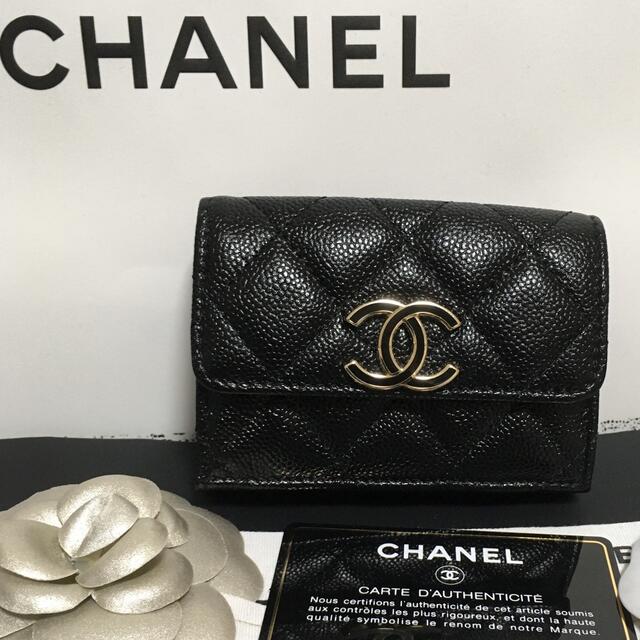 ★CHANEL★正規品 新品未使用♪キャビアスキン財布財布