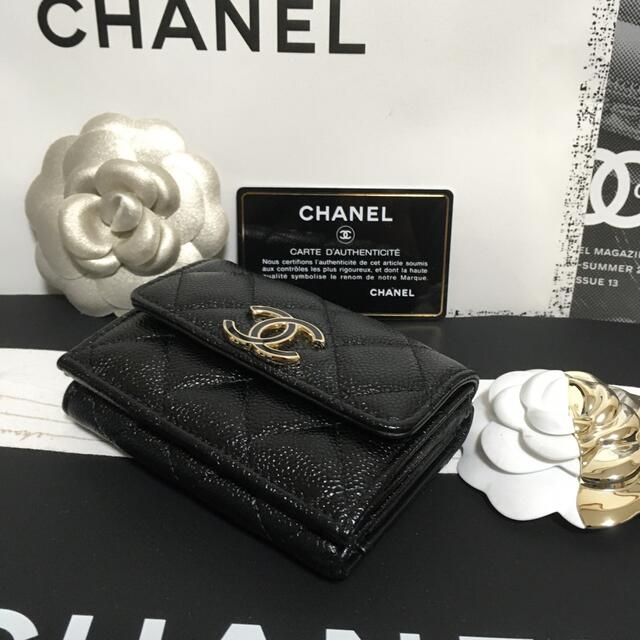 ★CHANEL★正規品 新品未使用♪キャビアスキン財布財布