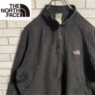 ザノースフェイス(THE NORTH FACE)の90s 古着 ノースフェイス 刺繍ロゴ フリース ビッグシルエット ゆるだぼ(ブルゾン)