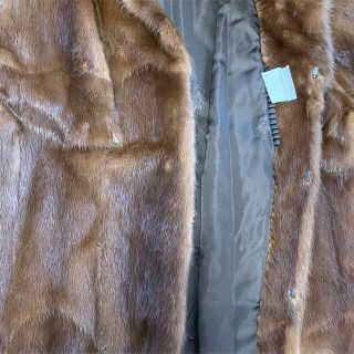 【美品】ビンテージ・EMBA エンバ ウィーゼル ファーコート