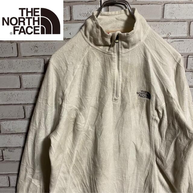 THE NORTH FACE - 90s 古着 ノースフェイス ハーフジップ 刺繍ロゴ ...