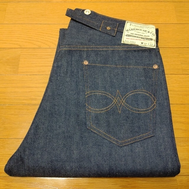 89cm裾幅Lot 1001【1901 NO.2 MODEL】W32-L32 NONWASH