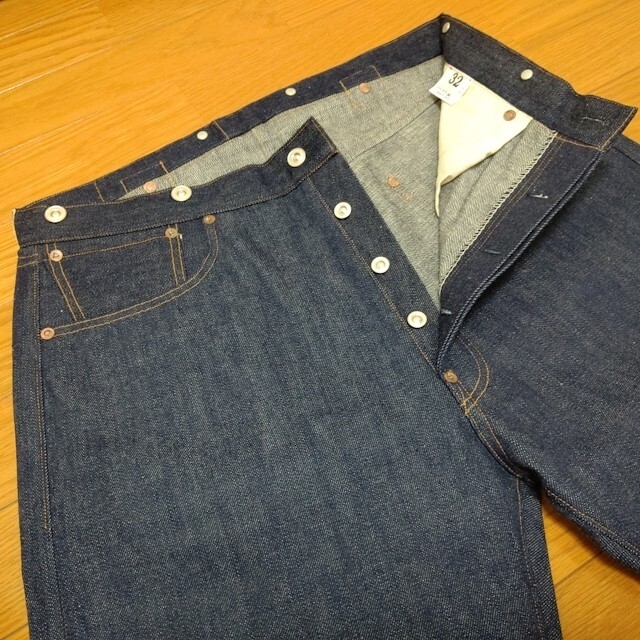 WAREHOUSE(ウエアハウス)のLot 1001【1901 NO.2 MODEL】W32-L32 NONWASH メンズのパンツ(デニム/ジーンズ)の商品写真