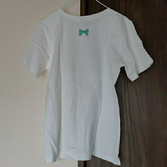 MILK(ミルク)のMILK　ミルク　Tシャツ　カットソー　白　グリーン　リボン レディースのトップス(Tシャツ(半袖/袖なし))の商品写真