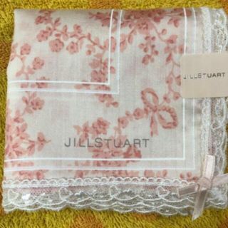 ジルスチュアート(JILLSTUART)のジルスチュアート レースハンカチpリボン(ハンカチ)