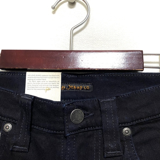 Nudie Jeans(ヌーディジーンズ)のnudie jeans☆HIGH KAI☆ブラックスキニーパンツ☆新品未使用☆ レディースのパンツ(デニム/ジーンズ)の商品写真