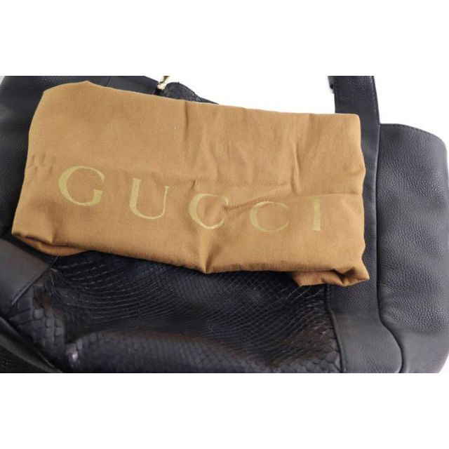 Gucci   美品 GUCCI グッチ  パイソン ホースビット トート