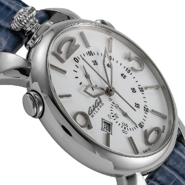 GaGa MILANO(ガガミラノ)の【新品未使用】 GaGa MILANO ガガミラノ 腕時計 ブルー THINCH メンズの時計(腕時計(アナログ))の商品写真