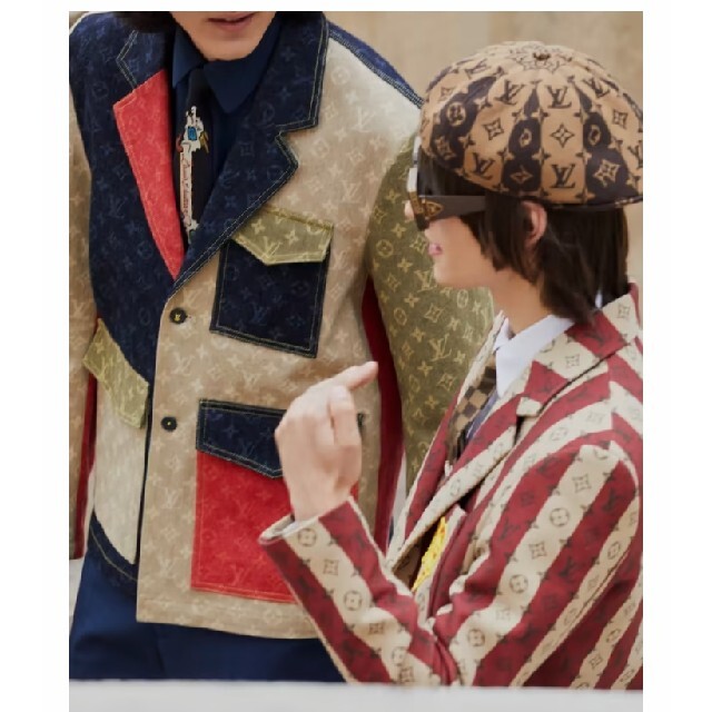 LOUIS VUITTON - ルイヴィトン モノグラムカラーブロックテーラード