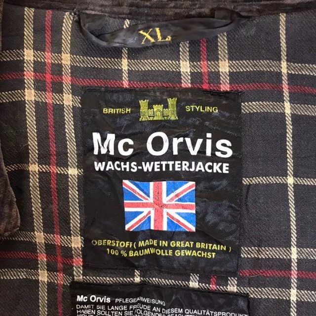 【Mc Orvis】オイルドコットンジャケット　ハンティング　ブラック　XLCHENsSHOP商品一覧