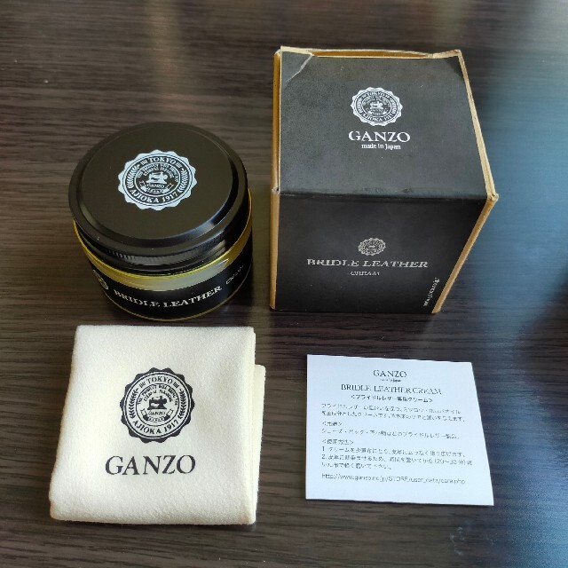 GANZO(ガンゾ)のGANZOブライドルレザー用WAX メンズのファッション小物(長財布)の商品写真